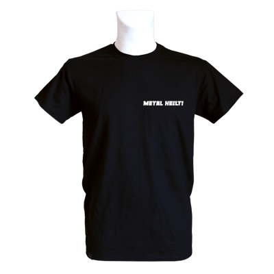 T-Shirt 'Metal Heilt Pommes', schwarz